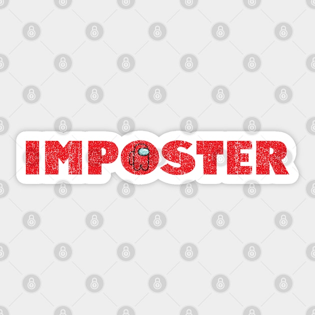 Imposter Sticker by huckblade